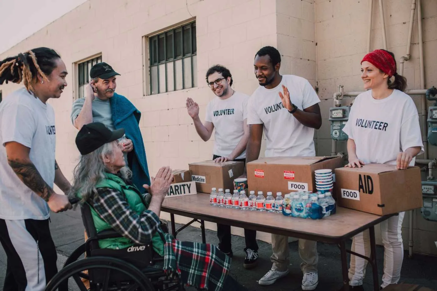 people working at a non-profit